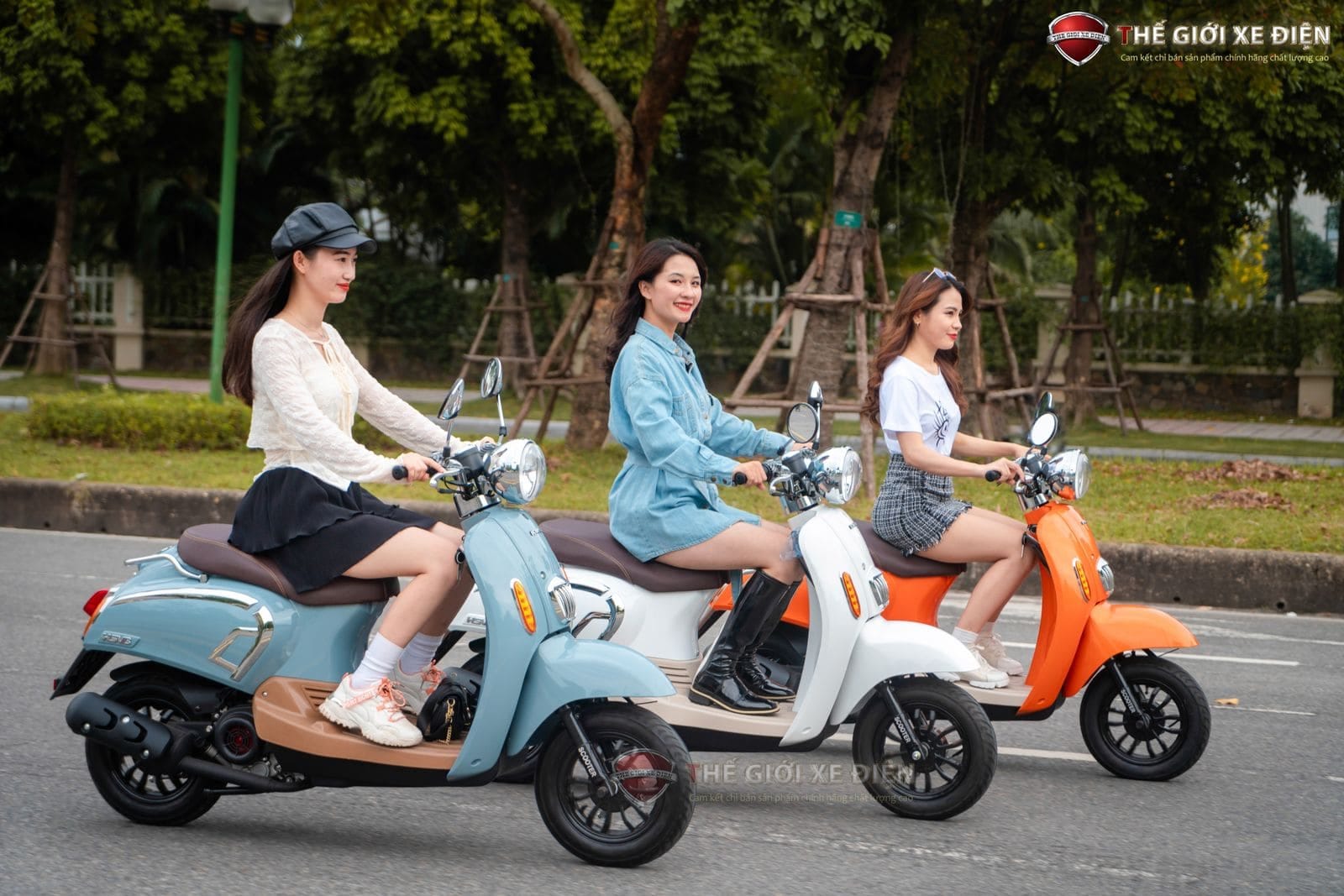 Hình ảnh một chiếc xe máy 50cc với thiết kế nhỏ gọn, biểu trưng cho xe máy dung tích thấp