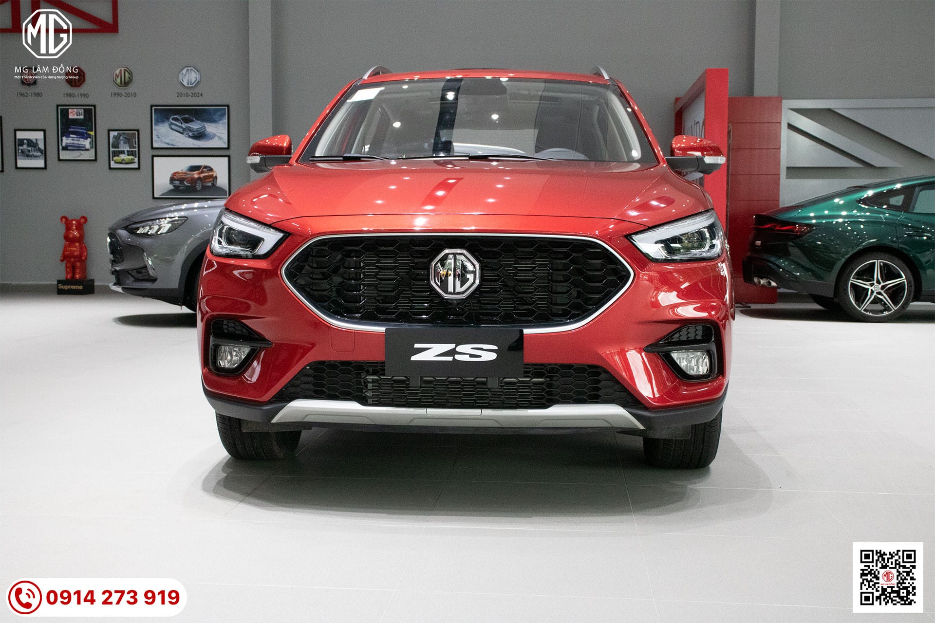 Hình ảnh showroom MG với nhiều mẫu xe MG 5 chỗ trưng bày