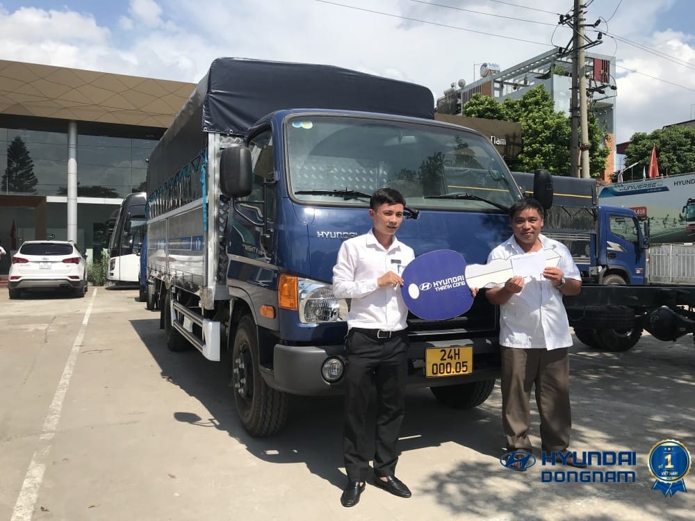 Hình ảnh Tem xe tải Hyundai 110SP Thùng mui bạt
