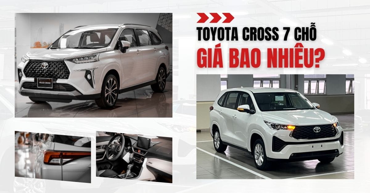 Hình ảnh tổng quan hai mẫu xe Toyota Cross 7 chỗ Veloz Cross và Innova Cross.