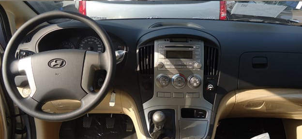 Hình ảnh tổng quan nội thất xe Hyundai Starex 9 chỗ