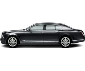 Hình ảnh xe Bentley sang trọng với logo đôi cánh