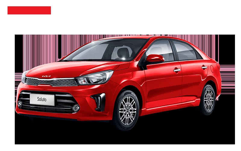 Hình ảnh xe Kia Soluto 4 chỗ, sedan phân khúc B với giá xe KN 4 chỗ phải chăng