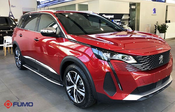 Hình ảnh xe ô tô đẹp Peugeot 5008 7 chỗ màu đỏ