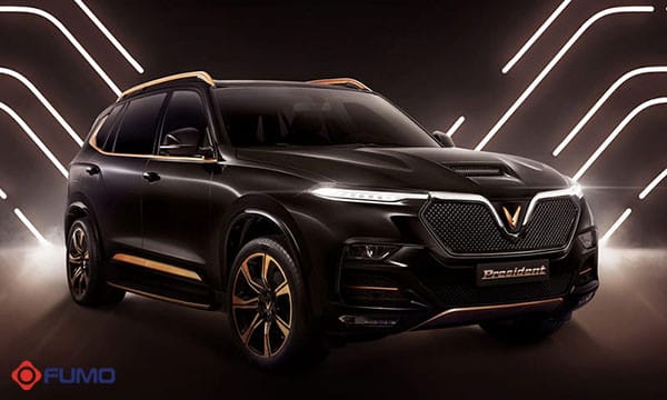 Hình ảnh xe ô tô đẹp VinFast Lux SA2.0 7 chỗ màu đen