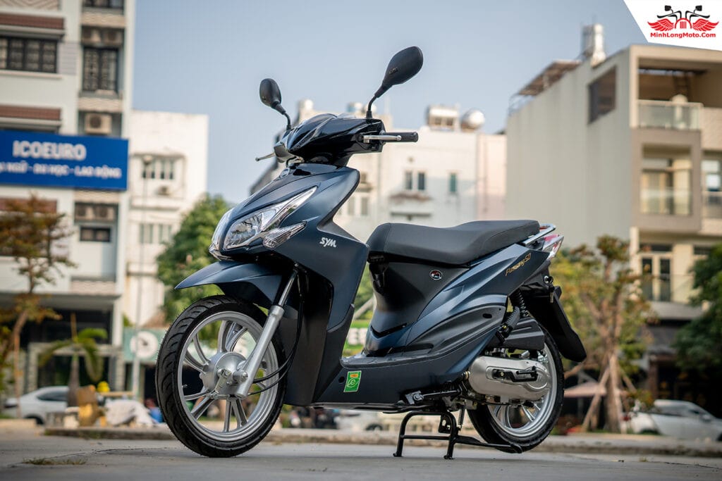 Hình ảnh xe SYM Passing 50 với thiết kế đơn giản, trung tính