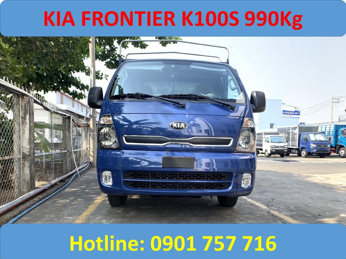 Hình ảnh xe tải Kia K100S 990kg từ góc nhìn bên ngoài