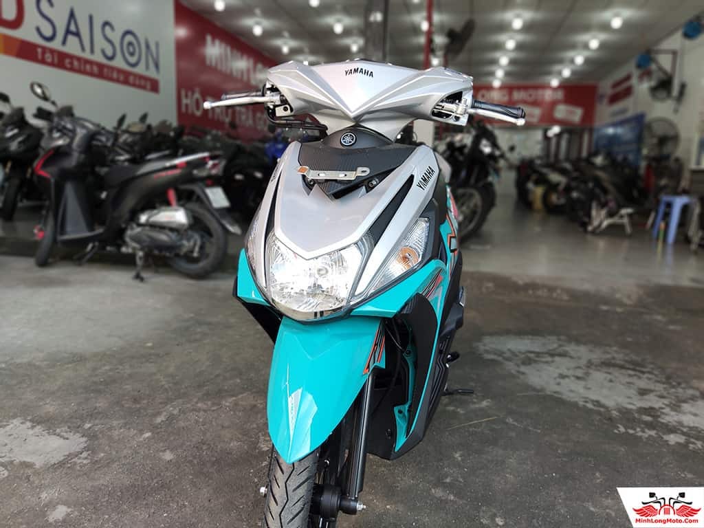 Hình ảnh xe tay ga nam Yamaha Mio M3 125 với thiết kế đầu xe chữ V sắc sảo.