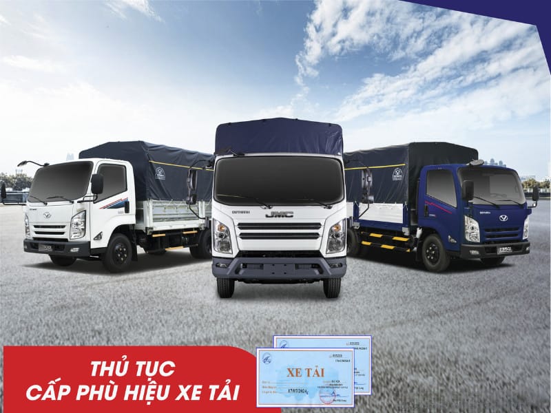 Hồ sơ cấp tem dán kính xe tải cho doanh nghiệp