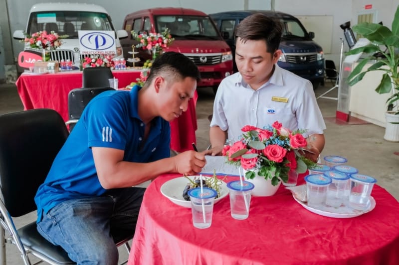 Hoàn tất thủ tục mua xe tải cũ Sóc Trăng