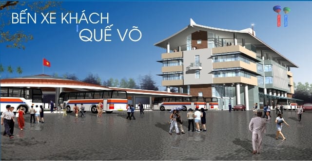 Hoạt động sôi nổi tại bến xe khách Quế Võ