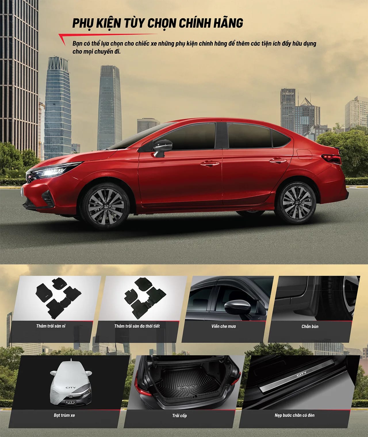 Honda City 2025 – người bạn đồng hành lý tưởng