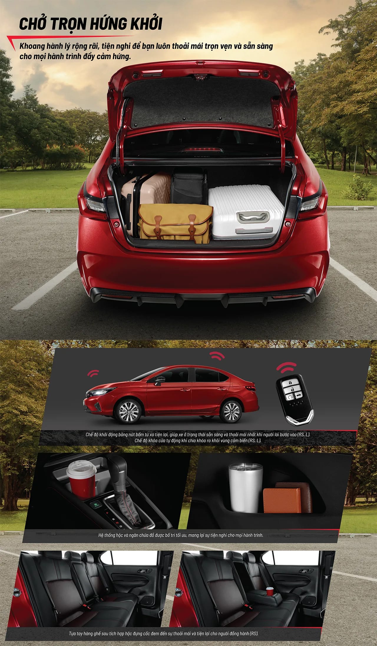 Honda City lướt êm ái trên đường, trải nghiệm lái phấn khích