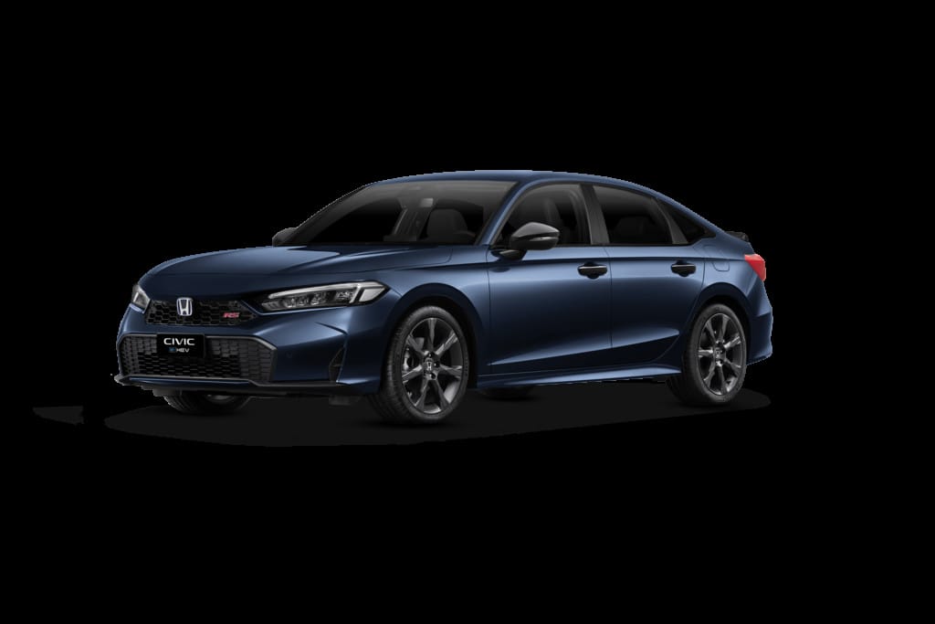 Honda Civic RS Hybrid 2025 màu Xanh lịch lãm