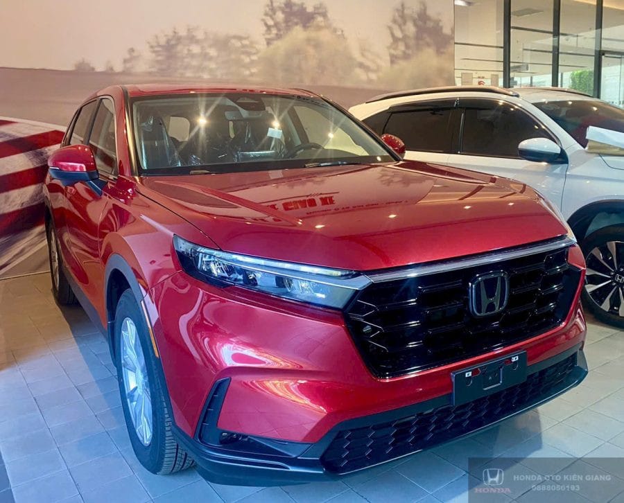 Honda CRV 7 chỗ màu đỏ nổi bật