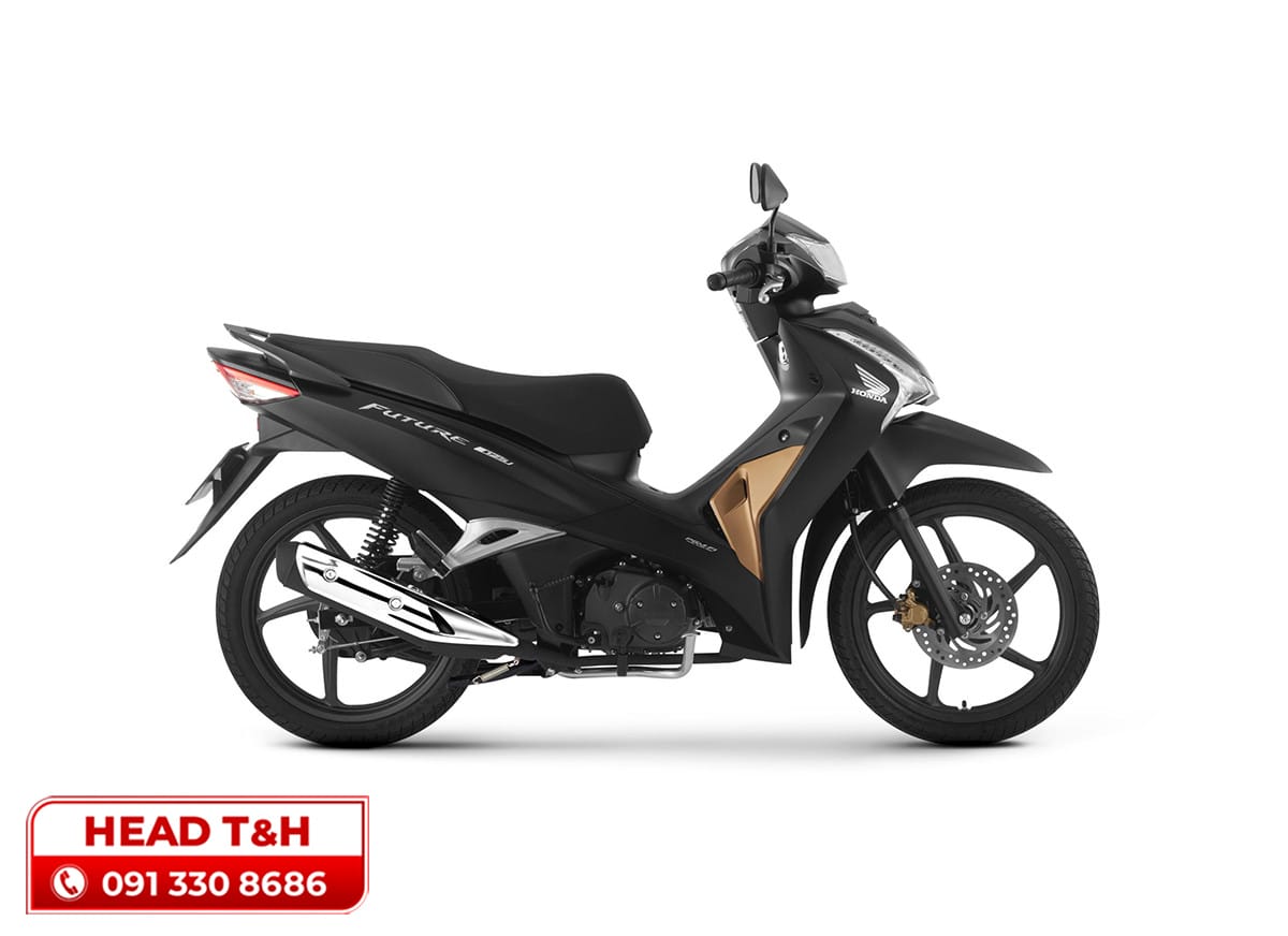 Honda Future 125 FI đặc biệt phanh đĩa vành đúc màu đen vàng
