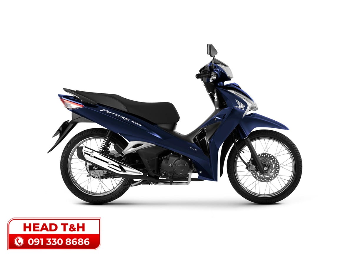 Honda Future 125 FI tiêu chuẩn phanh đĩa vành nan hoa màu xanh đen