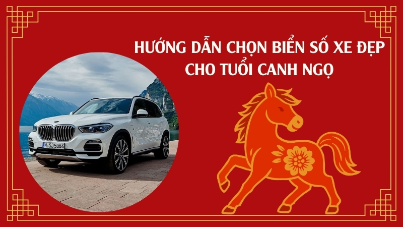 Hướng dẫn chọn biển số xe đẹp cho tuổi canh ngọ