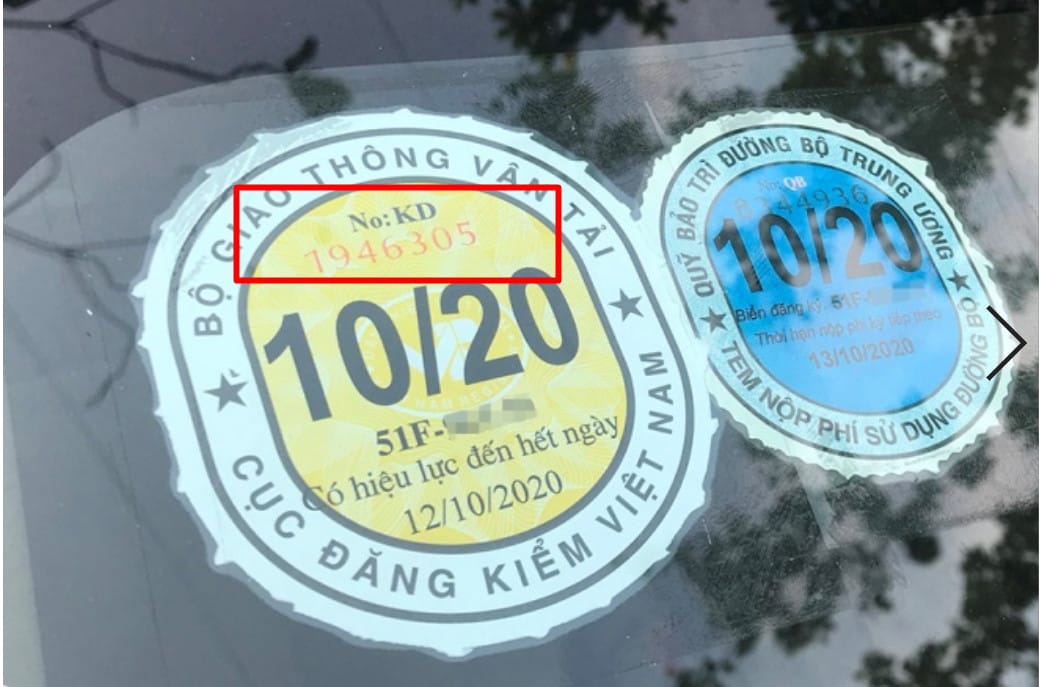 Hướng dẫn nhập thông tin số tem kiểm định khi tra cứu biển số xe ô tô