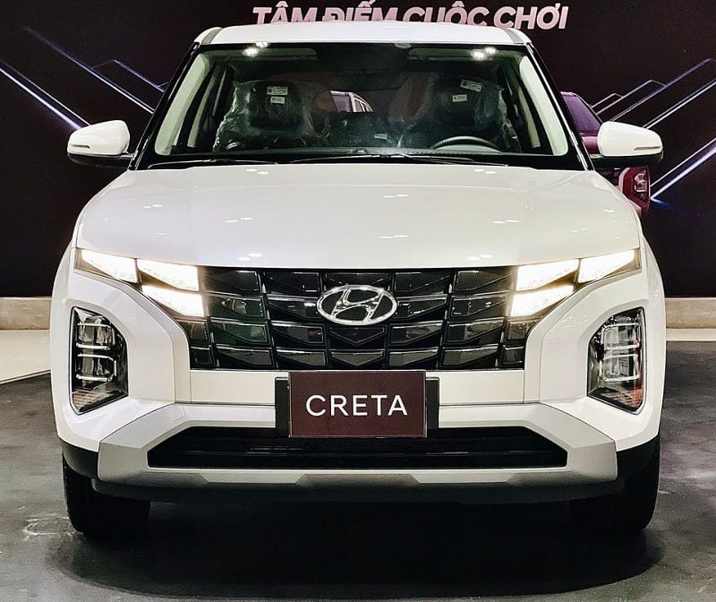 Hyundai Creta màu trắng sang trọng, phù hợp nhiều khách hàng