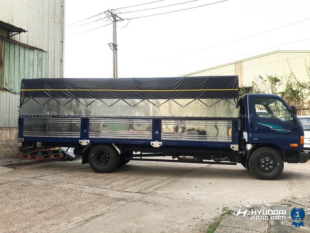 Hyundai Mighty 110XL thùng dài 6m3, chuyên chở hàng cồng kềnh, chi tiết giá xe tải Hyundai 110XL