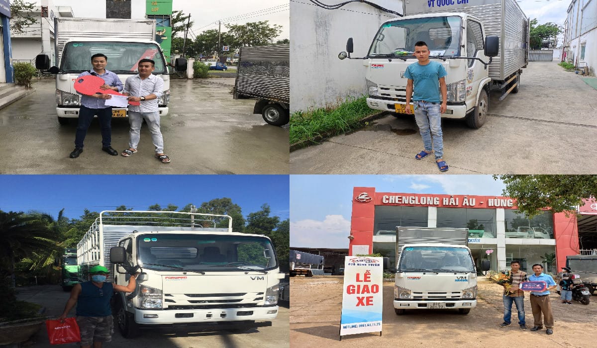 Khách hàng hài lòng với mô hình xe tải Isuzu VM