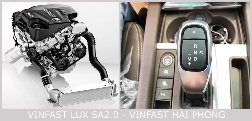 Khoang động cơ VinFast Lux A2.0 Turbo 7 chỗ