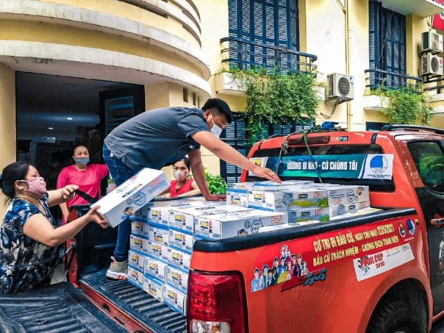 Khoang hàng của một chiếc xe bán tải hiện đại