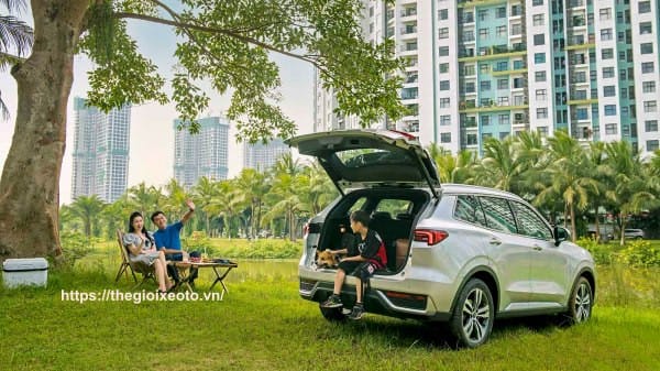 Khoang hành lý rộng rãi của Ford Territory 2024