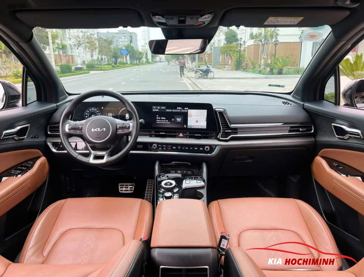 Khoang lái hiện đại và cao cấp của Kia Sportage 2025