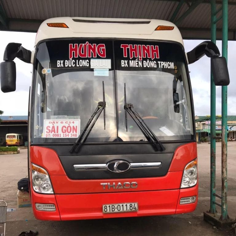 Khoang nội thất xe Thịnh Hưng trên tuyến Bắc Ninh Hải Phòng