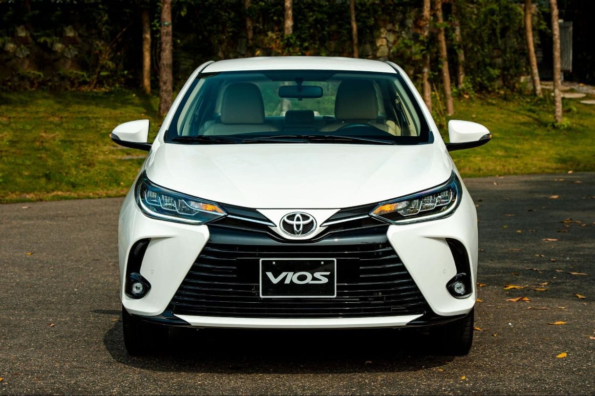 Khoảng sáng gầm Vios qua thiết kế đầu xe năng động