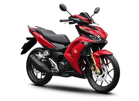Khối động cơ 150cc mạnh mẽ của xe Winner X đỏ đen ABS