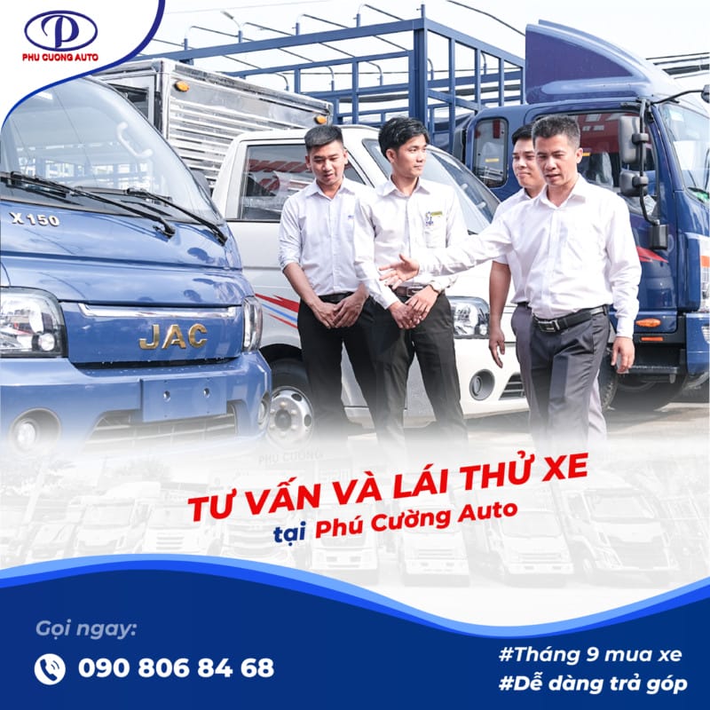 Không gian trưng bày xe tải đã qua sử dụng tại Xe Tải Van