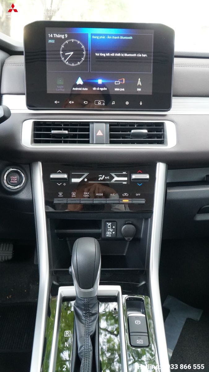 Khu vực điều khiển trung tâm Mitsubishi Xpander 2024
