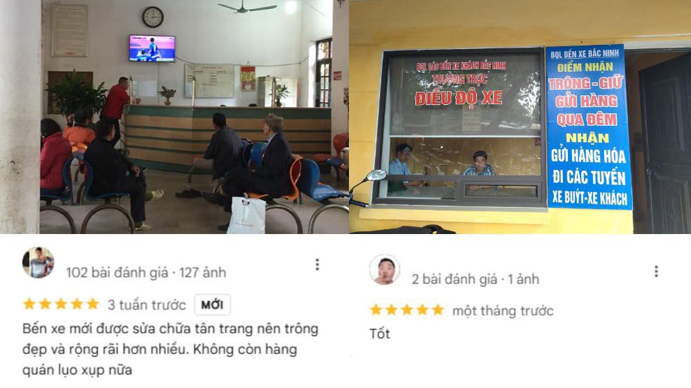 Khu vực sảnh chờ hiện đại và tiện nghi tại bến xe Bắc Ninh, đáp ứng nhu cầu hành khách.