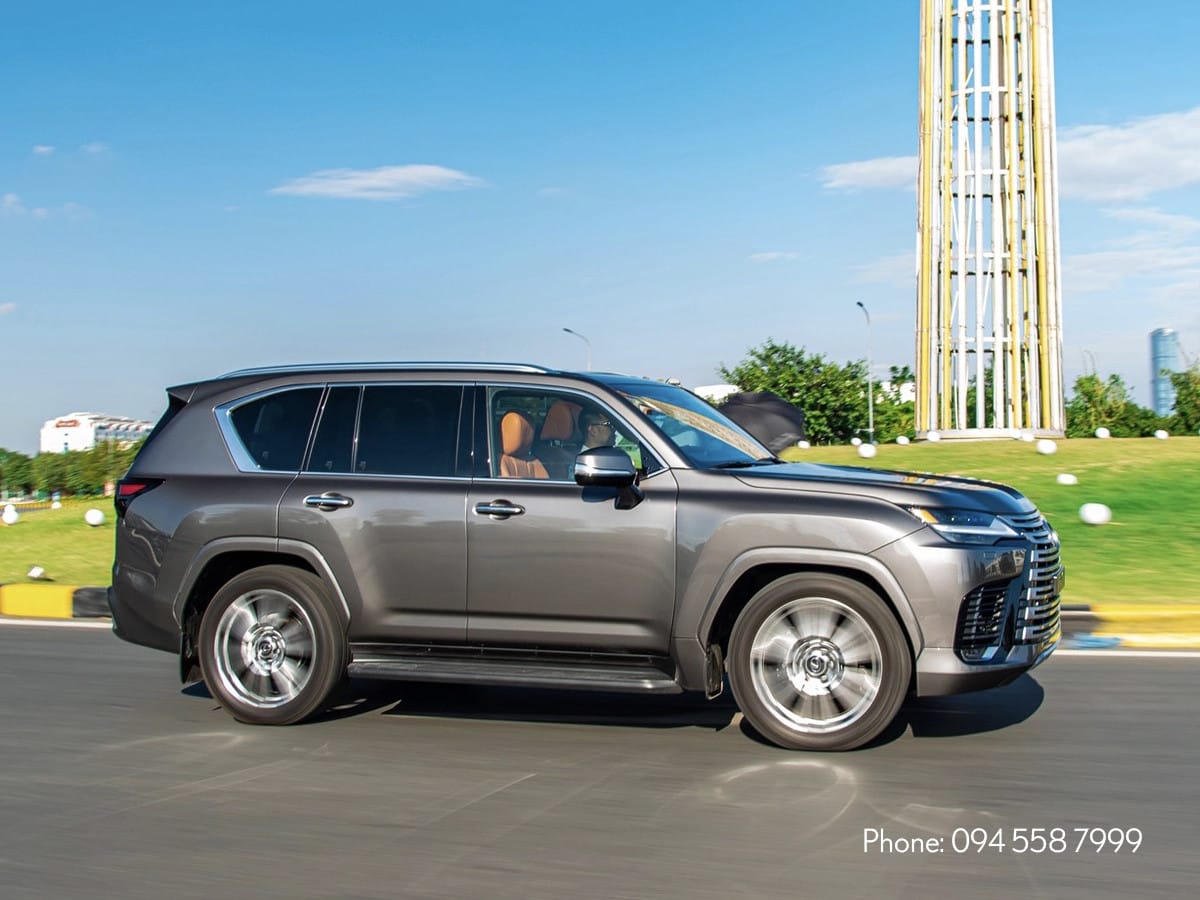 Kích thước tổng thể Lexus LX600 2025