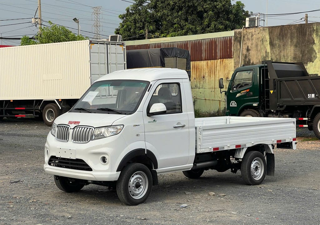 Kích thước tổng thể và thông số kỹ thuật xe tải SRM 990kg