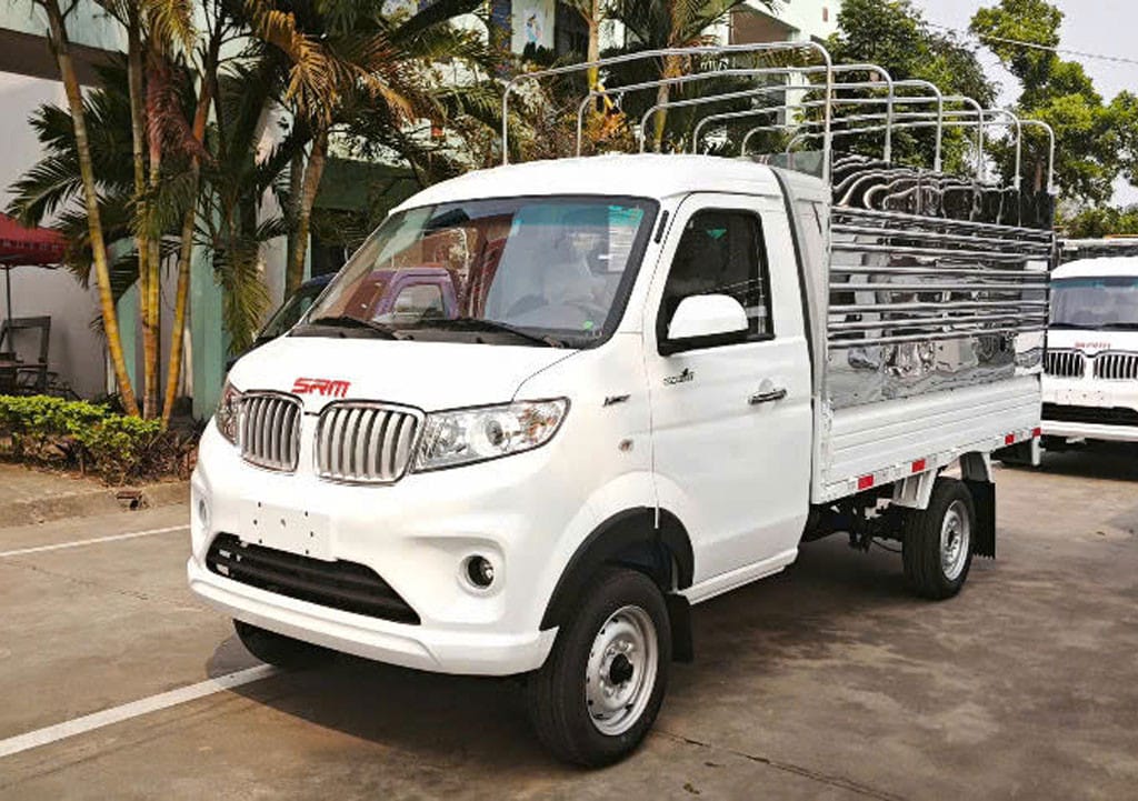 Kích thước tổng thể xe tải SRM T35 thùng bạt
