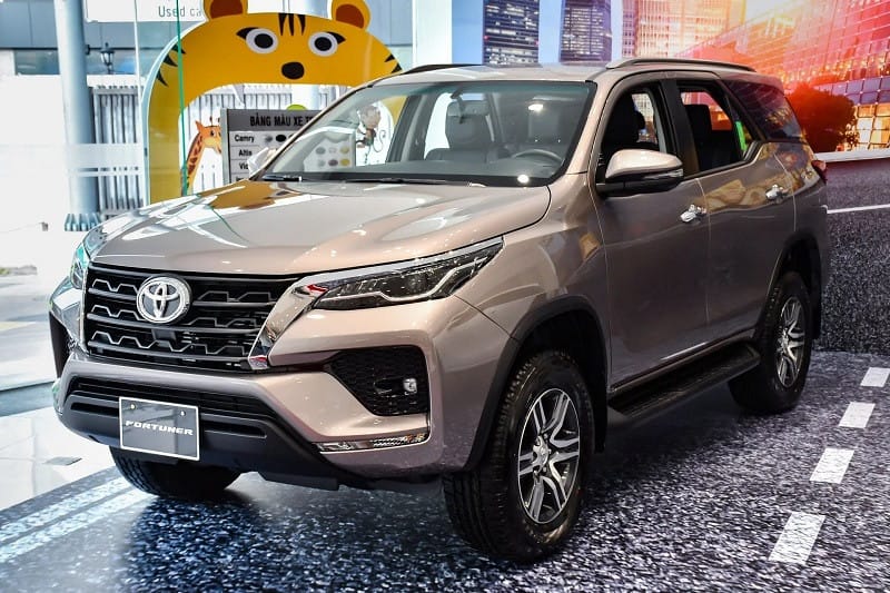 Kích thước xe Fortuner 7 chỗ tổng thể