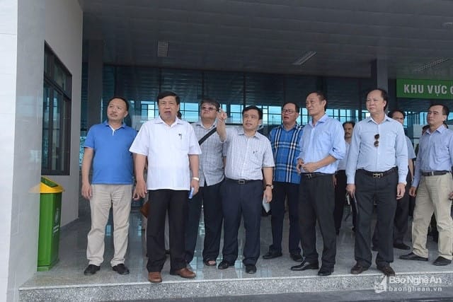 Kiểm tra dự án Bến Xe Miền Trung chuẩn bị hoạt động, góp phần tối ưu hóa vận tải hành khách tại Nghệ An.