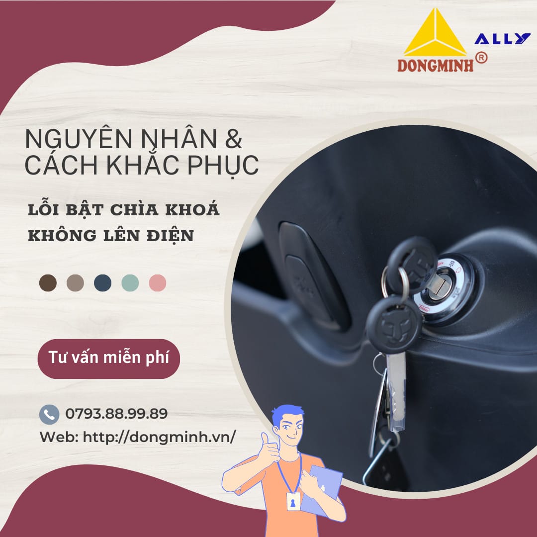 Kiểm tra xe đạp điện khi bật chìa khóa không lên điện