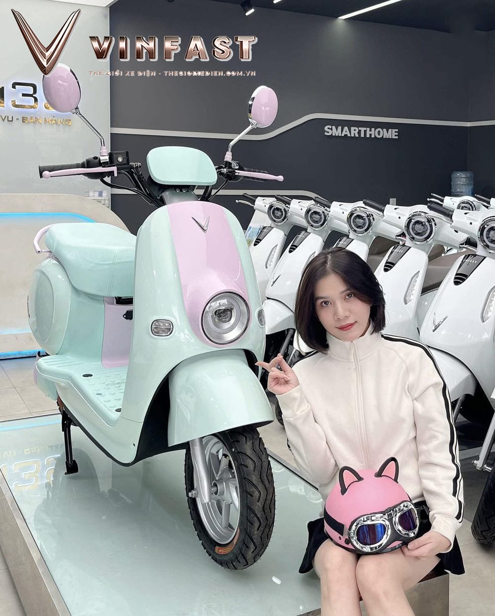 Kiểu dáng trẻ trung của xe điện VinFast Motio phù hợp học sinh