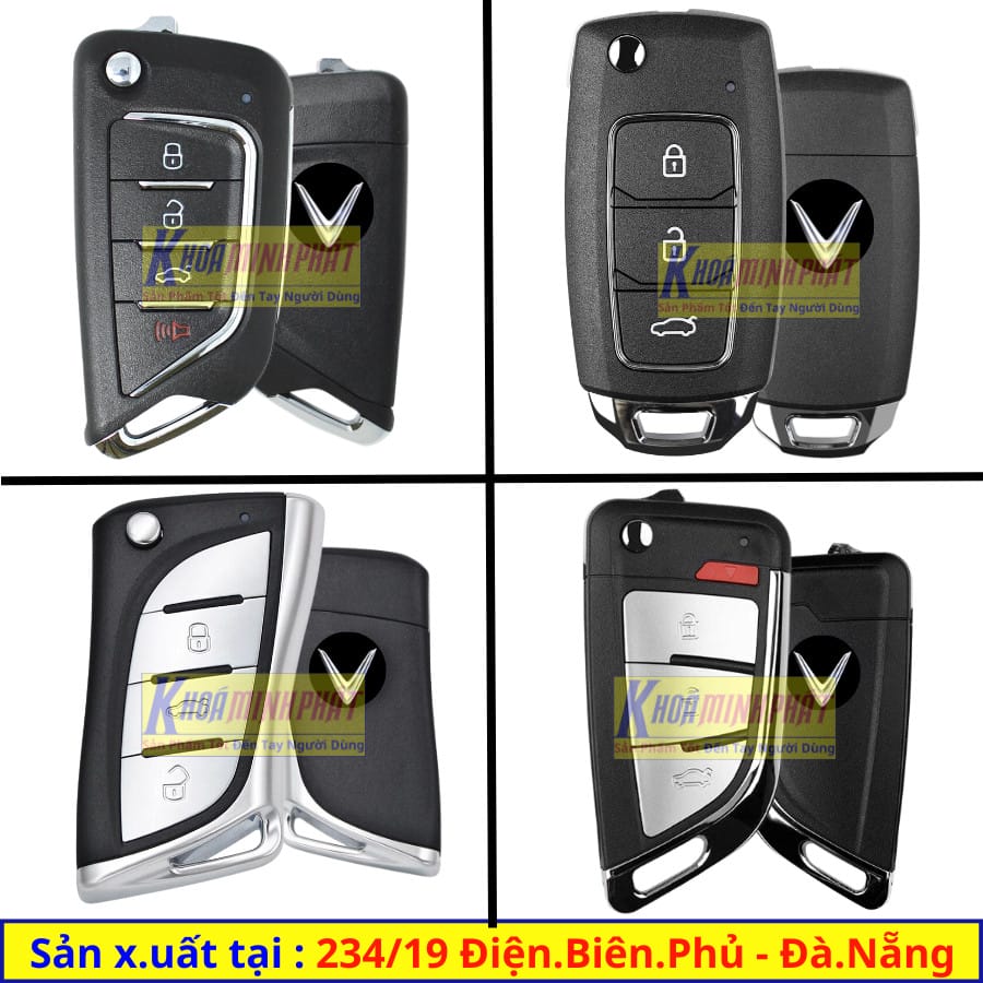 Kỹ thuật viên đang kiểm tra pin chìa khoá xe VinFast loại CR2032