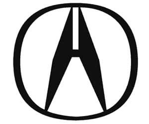 Logo Acura - Chữ A cách điệu compa tinh xảo