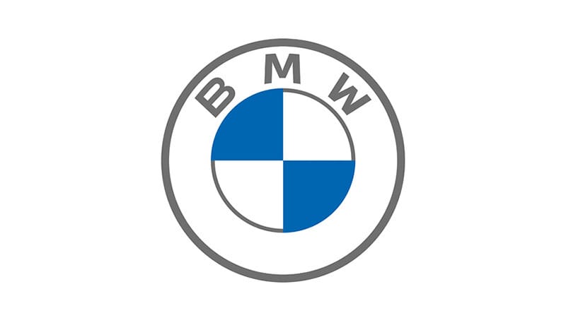 Logo hãng xe ô tô đức BMW với thiết kế vòng tròn xanh trắng đặc trưng