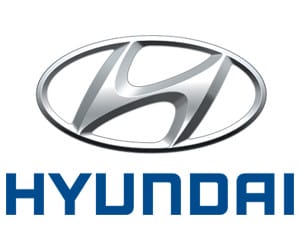 Logo Hyundai chữ H cách điệu hai người bắt tay