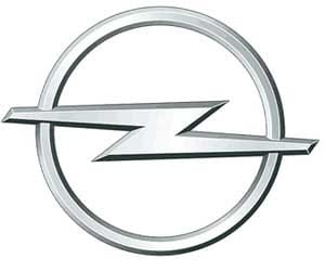 Logo Opel với hình tia chớp