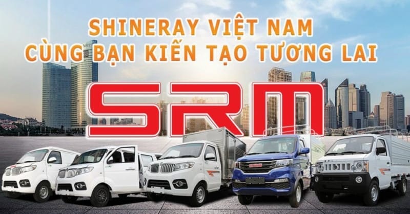 Logo tập đoàn Shineray Motor, xuất xứ xe tải SRM của nước nào