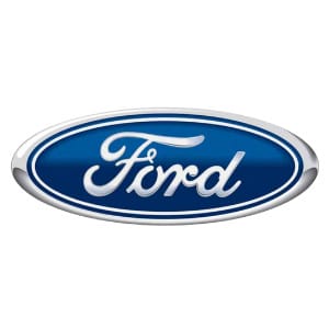 Logo xe Ford, chữ Ford trong hình elip xanh - xe logo con hổ